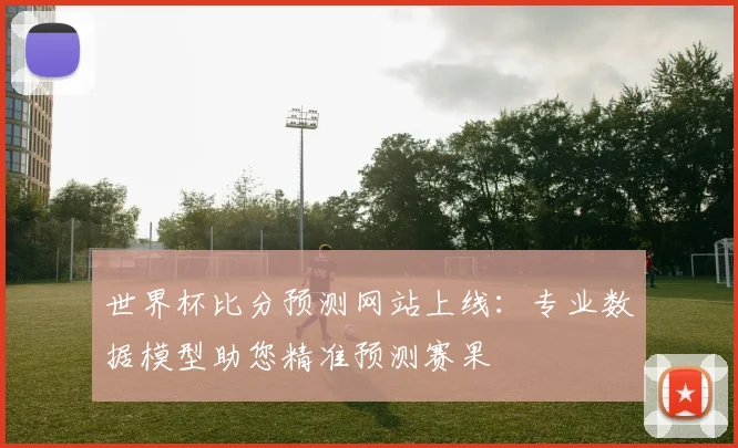 世界杯比分预测网站上线：专业数据模型助您精准预测赛果